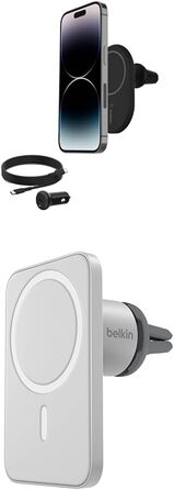 Магнітний бездротовий автомобільний зарядний пристрій та кріплення Belkin для iPhone 14/13/12 серії