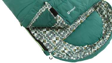 Спальний мішок Outwell Camper Supreme/-9°C Petrol Blue Left (230352)