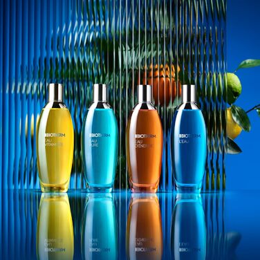 Туалетна вода Biotherm L&39Eau, освіжаючий та зволожуючий спрей для тіла для жінок з фруктовими нотками апельсина, мандарина та бергамоту, 100 мл