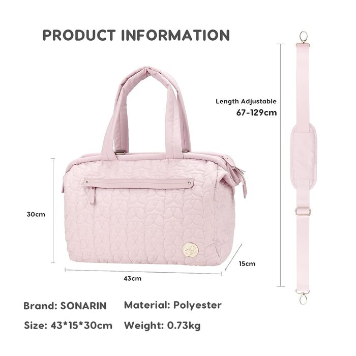 Дитяча пеленальна сумка, багатофункціональна сумка для подорожей з великою місткістю, сумка на плече, сумка-сумка з ручкою, стильн