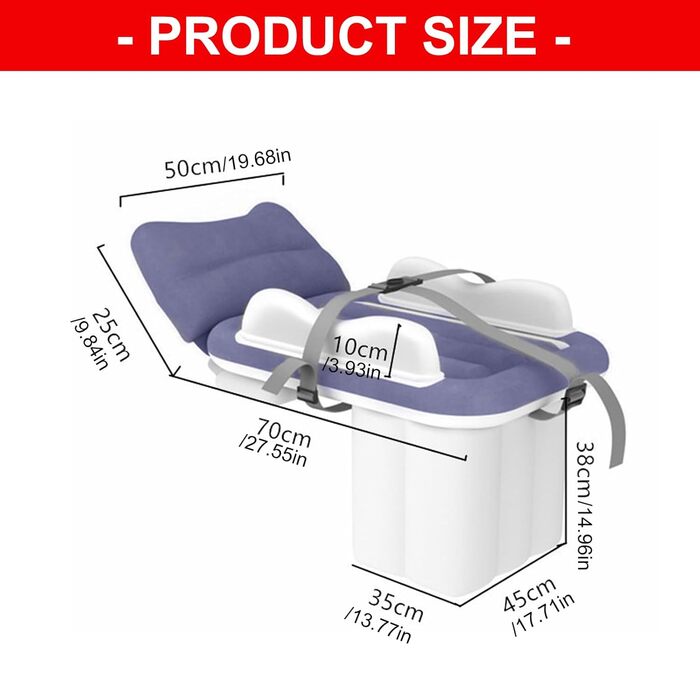 Легке надувне дитяче ліжечко, м&39який флок, регулюється для автокрісел, легке надування та здування, компактне для транспортування, портативний дитячий надувний матрац