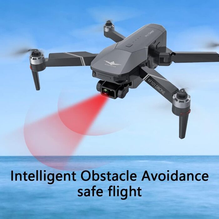 Дрон X-Verse KF101 MAXS з камерами 4K HD EIS, 3-осьовим підвісом, дистанцією керування 5 км, професійним складаним квадрокоптером