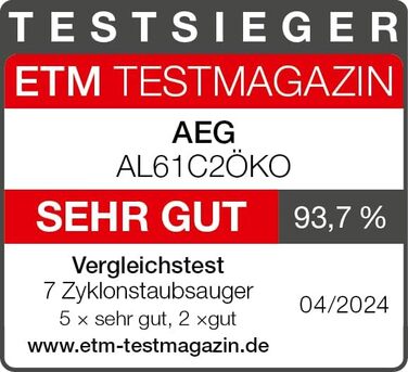 Безмішковий пилосос AEG CLEAN 6000, 700 Вт, модель AL61C2KO