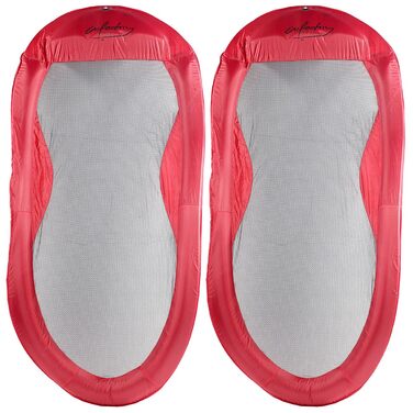 Водяний гамак infactory Комплект із 2 водних гамаків 200 x 90 см, включаючи сумку для транспортування (водяний гамак з надувним матрацом, надувний водяний гамак, надувний)