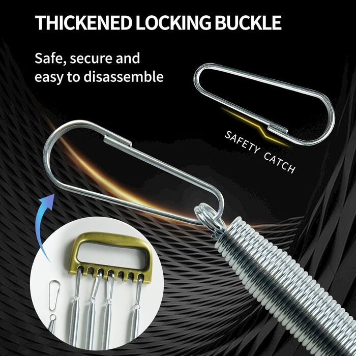 Еспандер для грудей 7 знімних пружин з ручкою з алюмінієвого сплаву для домашнього фітнесу, тренування м&39язів та бодібілдингу