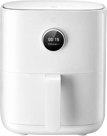 Фритюрниця Xiaomi Mi Smart Air Fryer 3.5 л з OLED-дисплеєм і додатковим додатком iOS/Android Mi Home (1 500 Вт, 3,5 літра, 40-200C, функція таймера, можна мити в посудомийній машині, сумісна з Google Assistant) Фритюрниця Pro 3.5 л