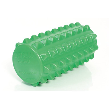 Роликовий масажер для фасції зеленого кольору