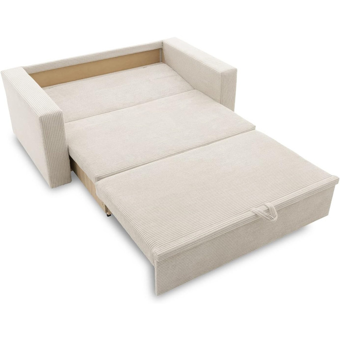 Диван Айкідо I 150x85 - з функцією сну - вибір кольорів - сучасний диван - з відділенням для зберігання речей - сучасна вельветова тканина - тканина POSO (POSO 022)