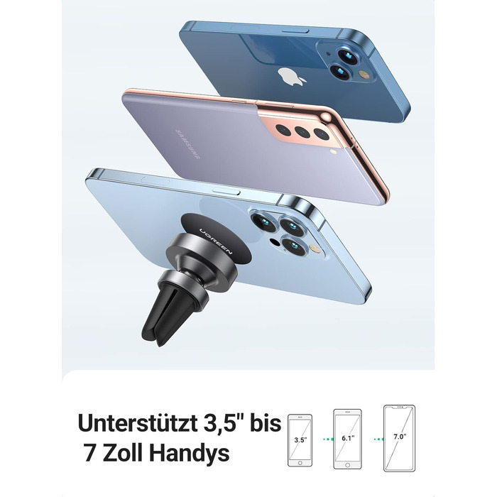 Тримач для мобільних телефонів Автомобільний магнітний тримач для мобільних телефонів для автомобільної вентиляції Сильне кріпленн