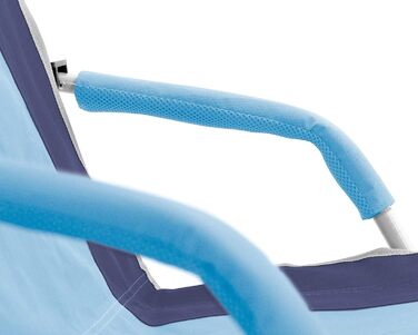 Пляжний стілець Була синій/світло-блакитний