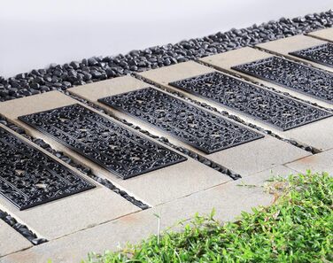 Набір килимків для сходів Irongate Welcome із 6 шт. , 10x30 дюймів, чорний, 6 шт., килимок для сходів 10x30 дюймів