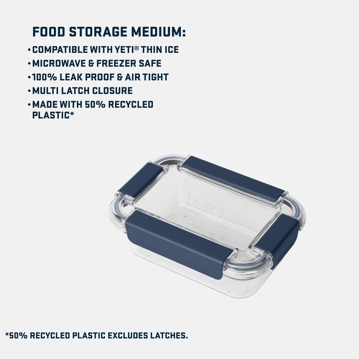 Контейнер для зберігання продуктів YETI середнього розміру, темно-синій, середній