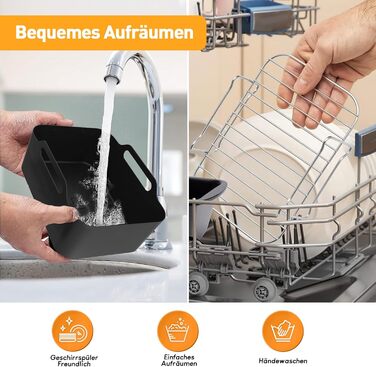 Набір аксесуарів для фритюрниці з силіконовою формою Gtkei з 8 предметів для Ninja Foodi AF500EU Flexdrawer 10.4 л, без бісфенолу А Аксесуари для фритюрниці Ninja AF500EU, стійки та інструменти з нержавіючої сталі 18/8