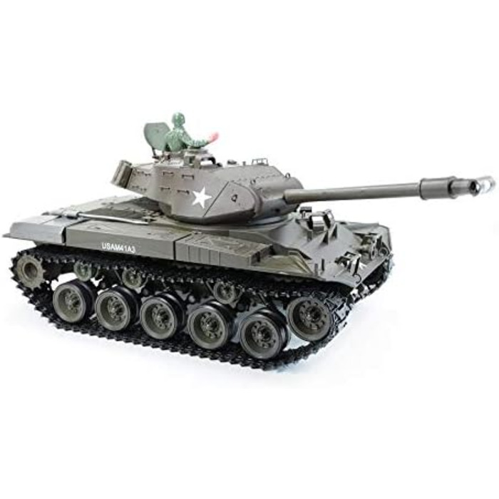Радіокерований танк Heng Long Walker Bulldog M41, масштаб 116, з димом та звуком