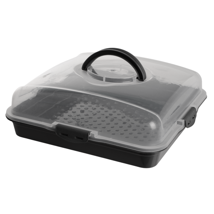 Тортівниця Violet House 0036 Каризма Antrasit 13х38х38 см (7181048)