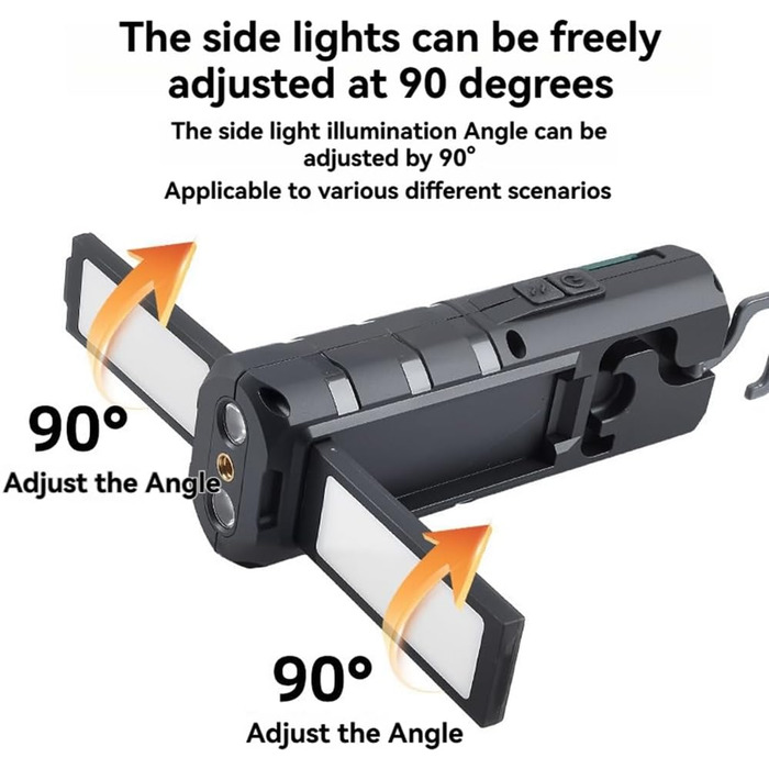 Світлодіодний складний кемпінговий світильник, лампа для намету, портативний робочий світильник з цифровим дисплеєм, багатофункціональний для дому, спальні, вітальні