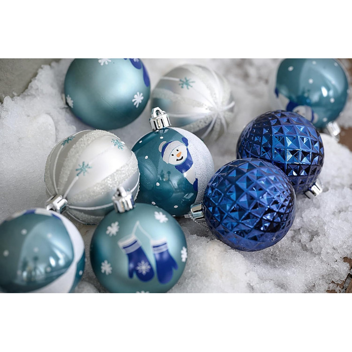 Різдвяні кульки 9 шт Valery Madelyn