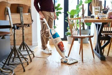 Паровий пилосос RY8544 Пилосос і швабра одночасно Знімна насадка з багатьма насадками 1700 Вт Білий