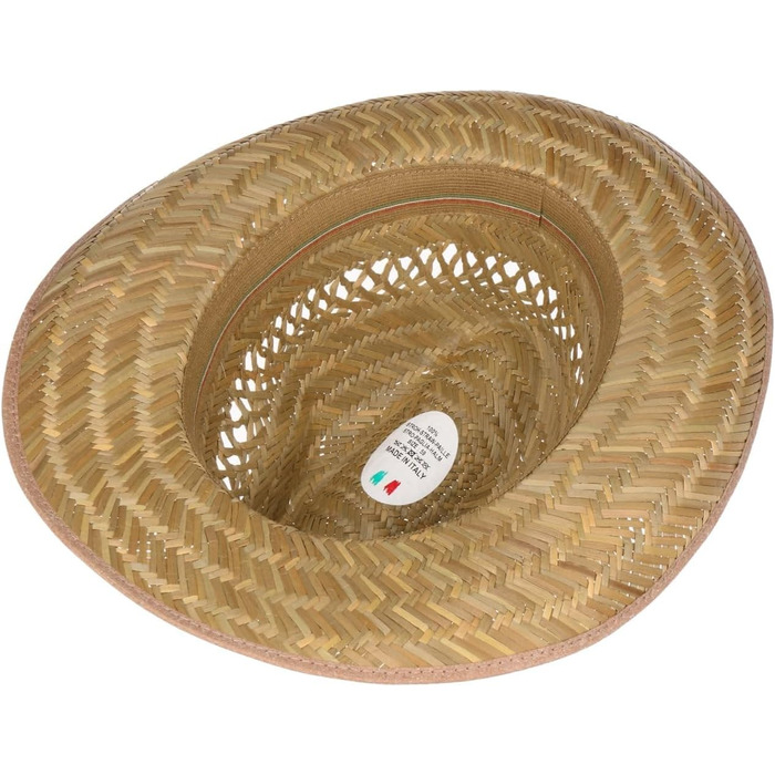 Солом&39яний капелюх Lipodo Bogart, натуральний колір, зроблено в Італії, для жінок і чоловіків, розмір XL, натуральний колір