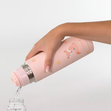 Термопляшка Miniland Thermy Candy 500 мл. Високоякісна термопляшка з нержавіючої сталі для збереження рідин гарячими або холодними більше 24 годин.