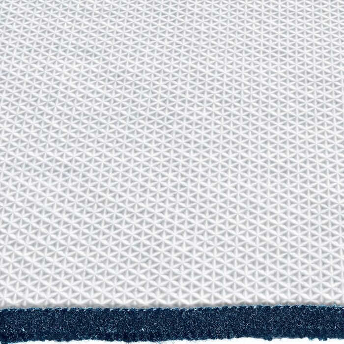 Килимок для туалету Erwin Mller без вирізу, синій, розмір 50x50 см - нековзний, м&39який та пухнастий, підходить для теплої підлоги. Синій 50 x 50 см (прямокутний)