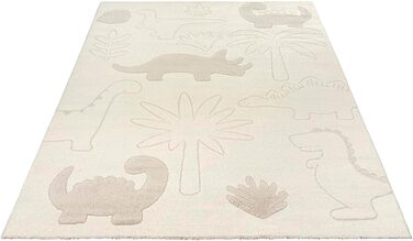 Килим Elisa Kids Килим для дитячої кімнати, дитячий килим, ігровий килим, простий у догляді, зносостійкий, Dino, 80 x 150 см 80 x