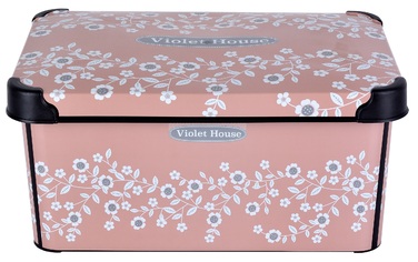 Контейнер Violet House 0647 Decor Pink Flowers 10 л (6822858)