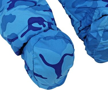 Дитячий зимовий комбінезон з капюшоном, зимовий костюм з рукавичками та пінетками, комплект теплого одягу для дівчаток та хлопчиків, 9-12 місяців () A