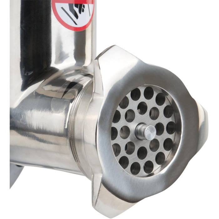 М'ясорубка з нержавіючої сталі електрична срібло 650 Вт - 150 кг/год М'ясорубка м'ясорубка з ковбасним наповнювачем м'ясорубка м'я