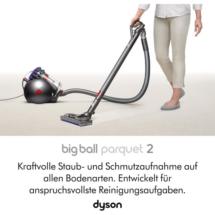 Пилосос Dyson Big Ball Parquet 2 спеціальна насадка для паркету, фіолетовий