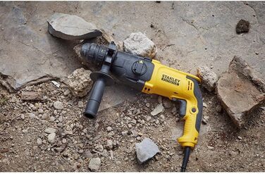 Ударний дриль-шуруповерт Stanley FatMax SDS-plus SFMEH210K (800 Вт, 2,4 Дж, з пневматичним ударним механізмом, обертання вправо/вл