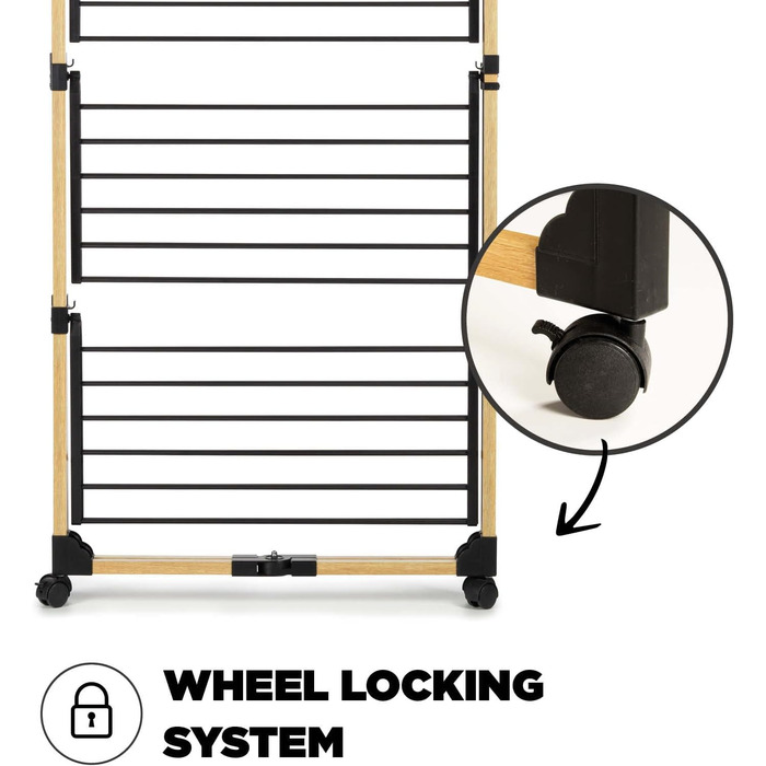 Складана сушильна машина для білизни I Сушіння на декількох рівнях I Сушильна стійка 69x136x69 см I До 20 кг білизни I Сушильна ма