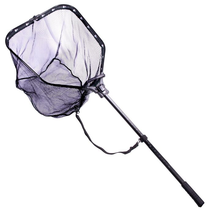 Підсак для лову щуки та судака Zite Fishing з гумовим покриттям та плечовим ременем - складний великий підсак для лову щуки та судака - 165 см 1. Підсак продається окремо