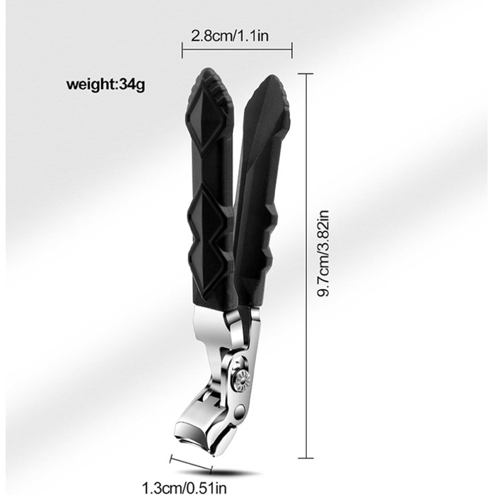 Нова ергономічна кусачка для нігтів із похилою головкою та довгою ручкою для людей похилого віку, 2024