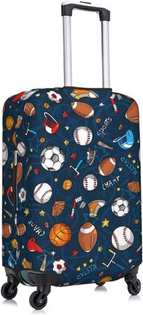Чохол для валізи Спорт-Бейсбол, захисний еластичний чохол від подряпин та пилу для багажу, чорний, розмір 80