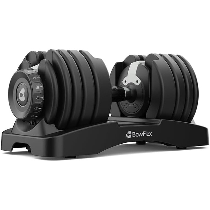 Серія регульованих ваг Bowflex SelectTech Компактна система гантелей та гір заліза 52, 90, 552i, 1090i та 840 для силових тренувань вдома НОВИНКА Одинарна гантель 52 (224 кг)