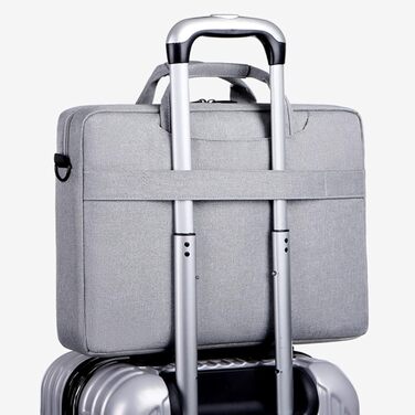 Сумка через плече COSSIKA, ноутбук 14-15 дюймів, ділова сумка для чоловіків і жінок, велика місткість, сумка через плече