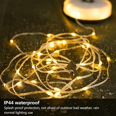 Багатофункціональний портативний кемпінговий ліхтар зі світловою панеллю 10 м, гірлянди для кемпінгу, гірлянди 2-в-1 з USB-акумулятором для зовнішнього використання, міні-підвісний ліхтар для намету для кемпінгу на свіжому повітрі