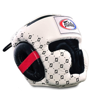 Шолом Fairtex Sparring HG10 білий/чорний L