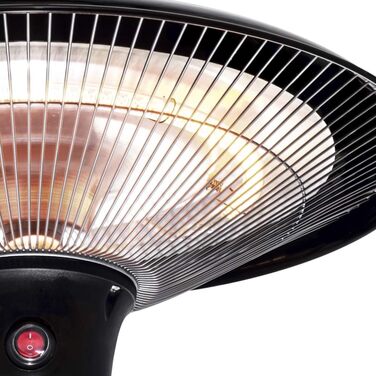 Стельовий радіаційний обігрівач TROTEC Design IR 1500 SC для патіо Інфрачервоний радіаційний обігрівач 3 режими нагріву 500 Вт / 1000 Вт / 1500 Вт Корисна площа 10 м Стельовий монтаж Енергоефективний