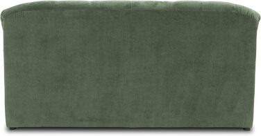 Колекція DOMO. Диван Bahia FK, 3-місний диван з пружинною оббивкою, диван з пружинною оббивкою в класичному дизайні, 3-місний, м&39які меблі 200 x 57 x 91 см (Ш x Г x В), зелений Зелений 3-місний