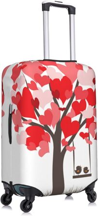 Чохол для валізи Дерево Любові, еластичний захист від подряпин, розмір XL, чорний (95 см)