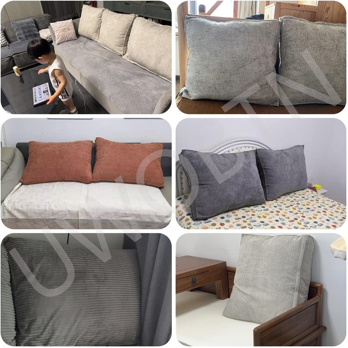 Подушка для читання для дивана, 60/70/80/90 см, спинка, подушка для узголів&39я, велика, знімна, можна прати, настінна подушка, подушка для поперекової підтримки (колір 6, 70 x 50 18 см) Колір 6 70x5018 см