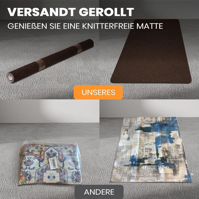 Захисний килимок для офісних стільців COSYLAND 90 120 см - Килимок для офісного стільця - Килимок для офісного стільця - Захисний килимок для підлоги - Килимок для офісних стільців - Килимок для офісного стільця (темно-коричневий)