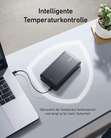 Для ноутбука), 24 000mAh 65W, мобільний зарядний пристрій для MacBook Pro, Dell XPS, Microsoft Surface, iPad Pro, iPhone 13 Pro, i