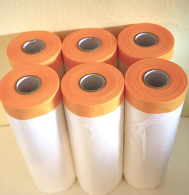 Стрічка Goldband PLUS 270 см x 15 м Малярська стрічка Goldband з фольгою klebemeister.eu, 6 шт.