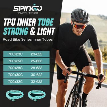Комплект камер SPINGO TPU для шосейних велосипедів (700x23-32c)