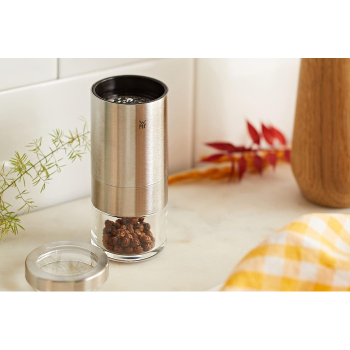 См, Різак для перцю чилі з ріжучим блоком, подрібнювач чилі, нержавіюча сталь Cromargan, різак для сушених трав, спецій, 10,5