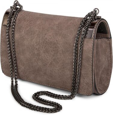 Клатч, вечірня сумочка з металевими застібками та ланцюжком, вінтажний дизайн, жіночий 02012046 Оливковий