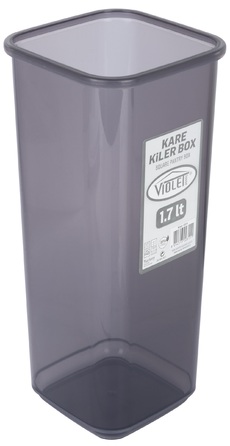 Контейнер для сипучих Violet House 0311 Transparent Black  1.7 л  (6859647)